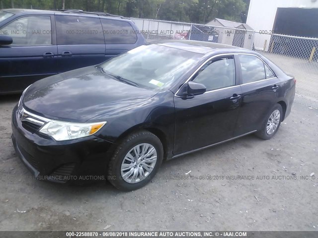 4T4BF1FK2CR257536 - 2012 TOYOTA CAMRY SE/LE/XLE 黑色 照片 2