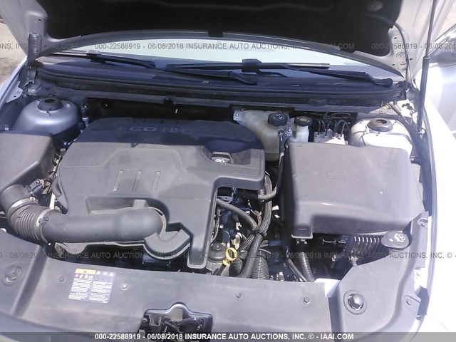 1G1ZA5EU7CF270611 - 2012 CHEVROLET MALIBU LS SILVER photo 10