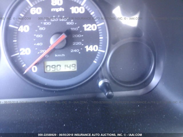 1HGEM221X5L066591 - 2005 HONDA CIVIC DX VP BLUE photo 7