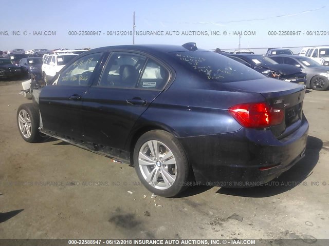 WBA3B5G52DNS03967 - 2013 BMW 328 XI SULEV BLACK photo 3