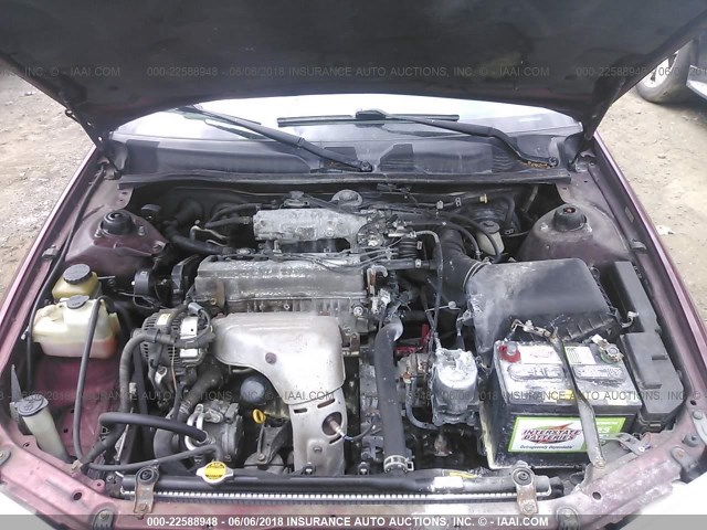 4T1BG22KXYU656530 - 2000 TOYOTA CAMRY CE/LE/XLE BURGUNDY photo 10