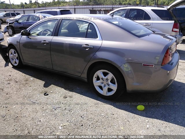 1G1ZB5E15BF171836 - 2011 CHEVROLET MALIBU LS BROWN photo 3