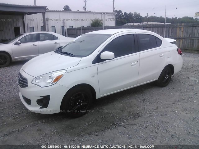 ML32F3FJ5HHF06659 - 2017 MITSUBISHI MIRAGE G4 ES თეთრი ფოტო 2