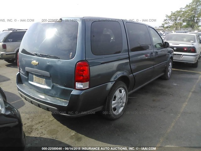 1GNDV23197D118660 - 2007 CHEVROLET UPLANDER LS Bleu photo 4