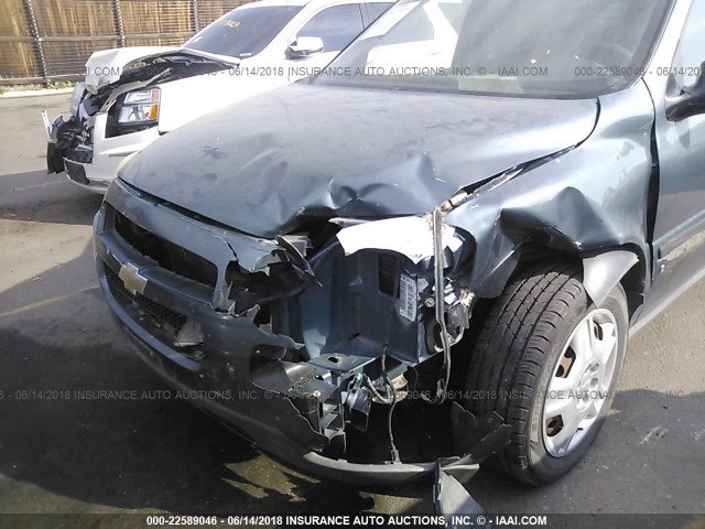 1GNDV23197D118660 - 2007 CHEVROLET UPLANDER LS Bleu photo 6