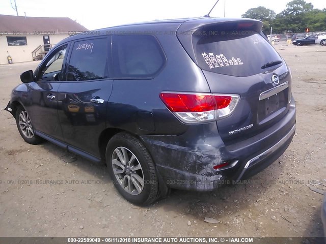 5N1AR2MM6EC669068 - 2014 NISSAN PATHFINDER S/SV/SL/PLATINUM 灰色 照片 3