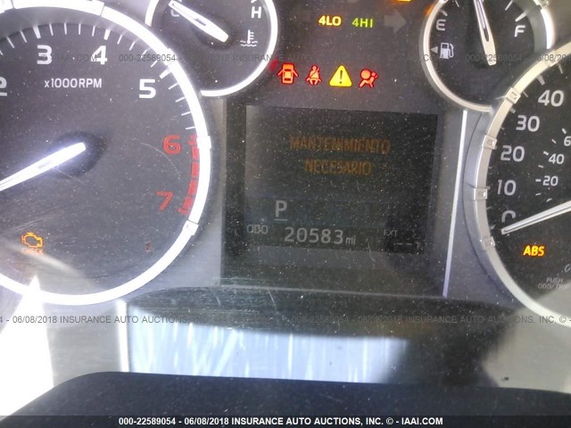 5TFAY5F18GX569058 - 2016 TOYOTA TUNDRA CREWMAX 1794/PLATINUM 灰色 照片 7