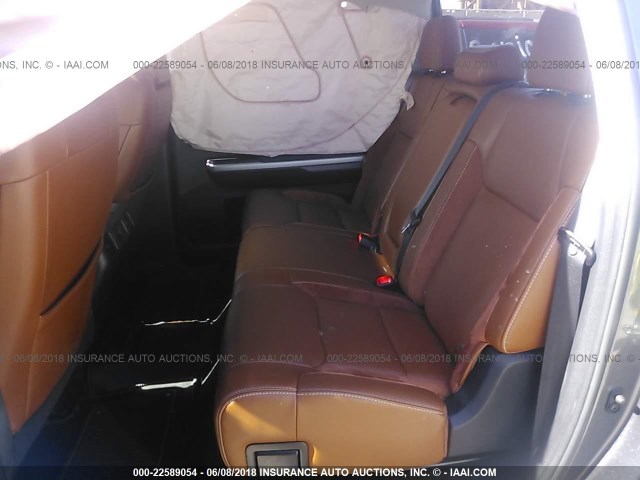 5TFAY5F18GX569058 - 2016 TOYOTA TUNDRA CREWMAX 1794/PLATINUM 灰色 照片 8