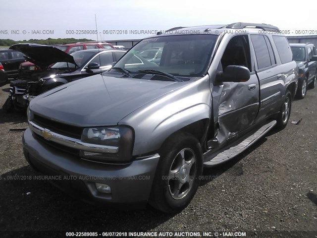 1GNET16S456164374 - 2005 CHEVROLET TRAILBLAZER EXT LS/EXT LT BLACK photo 2