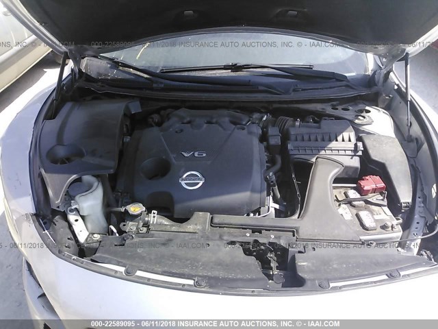 1N4AA5AP1EC461083 - 2014 NISSAN MAXIMA S/SV SILVER photo 10