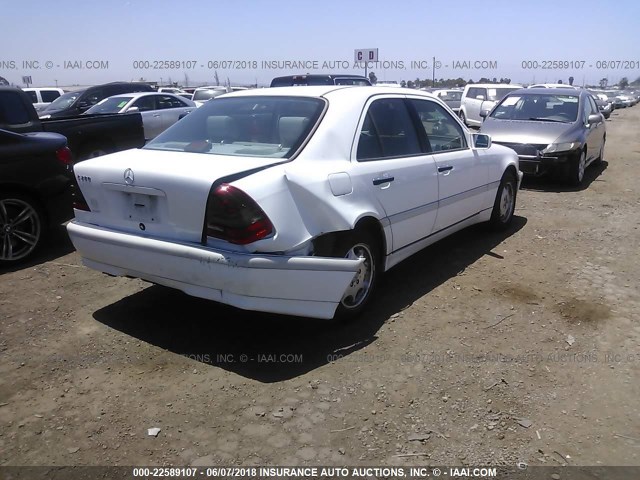 WDBHA29G1XA790102 - 1999 MERCEDES-BENZ C 280 WHITE photo 4