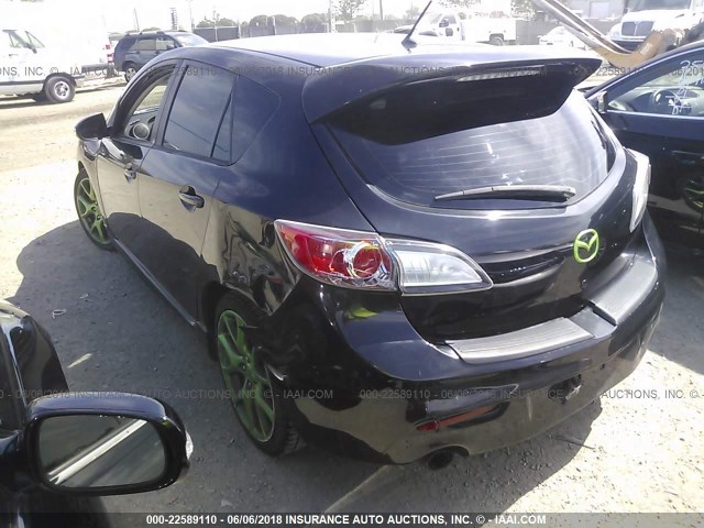 JM1BL1H47A1155427 - 2010 MAZDA SPEED 3 BLACK photo 3