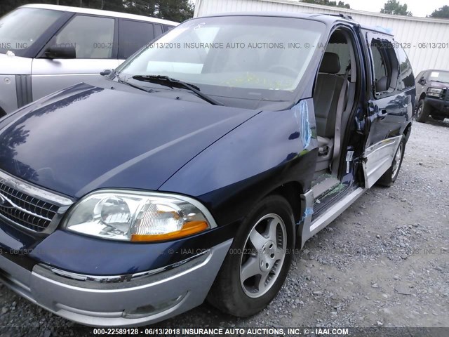 2FMZA5348YBC68168 - 2000 FORD WINDSTAR SEL BLUE photo 6