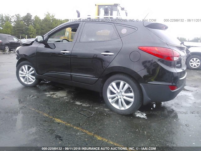 KM8JUCAC6BU238994 - 2011 HYUNDAI TUCSON GLS/LIMITED 黑色 照片 3