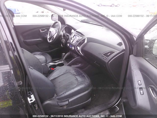 KM8JUCAC6BU238994 - 2011 HYUNDAI TUCSON GLS/LIMITED BLACK photo 5