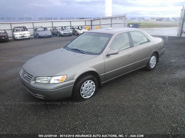4T1BG22K0XU398940 - 1999 TOYOTA CAMRY CE/LE/XLE BROWN photo 2