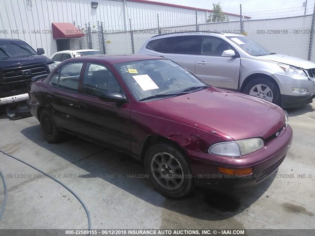 1Y1SK5265SZ010132 - 1995 GEO PRIZM LSI RED photo 1