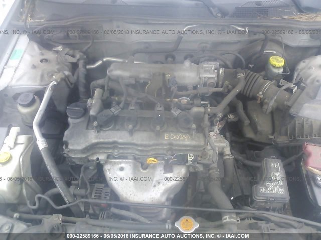 3N1CB51D16L522849 - 2006 NISSAN SENTRA 1.8/1.8S SILVER photo 10