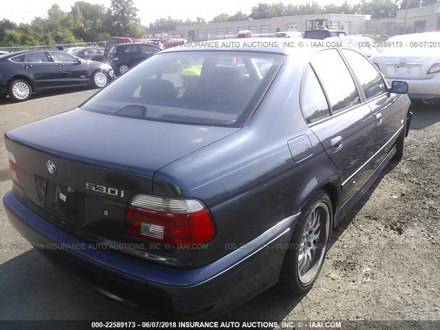 WBADT63402CH98057 - 2002 BMW 530 I AUTOMATIC BLUE photo 4