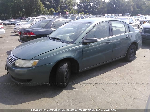 1G8AJ58F76Z136602 - 2006 SATURN ION LEVEL 2 Yaşıl foto 2