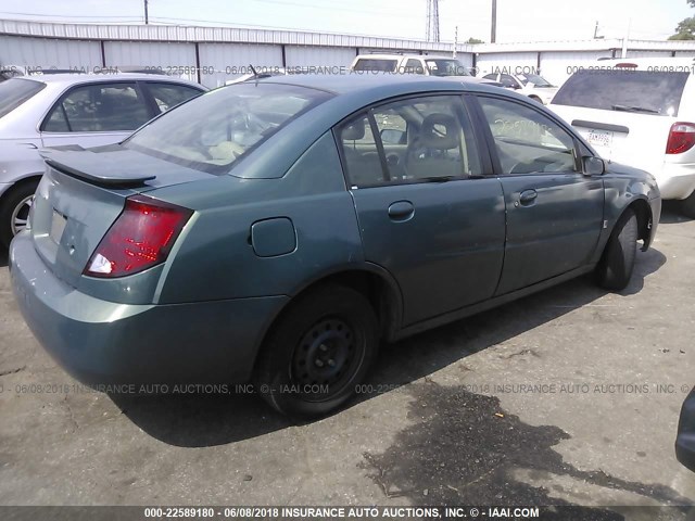 1G8AJ58F76Z136602 - 2006 SATURN ION LEVEL 2 Yaşıl foto 4