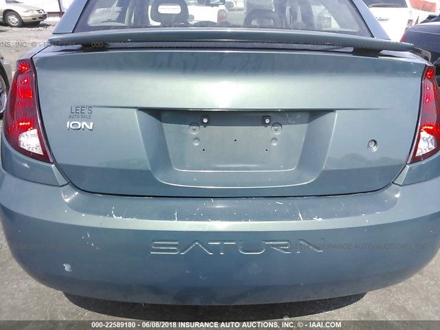 1G8AJ58F76Z136602 - 2006 SATURN ION LEVEL 2 Yaşıl foto 6