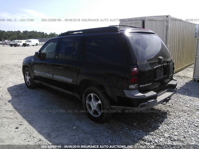 1GNES16S646179394 - 2004 CHEVROLET TRAILBLAZER EXT LS/EXT LT BLACK photo 3