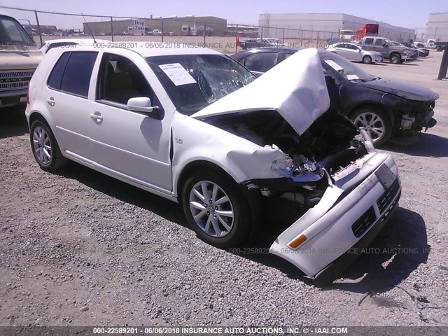 9BWFL61JX54001481 - 2005 VOLKSWAGEN GOLF GL WHITE photo 1