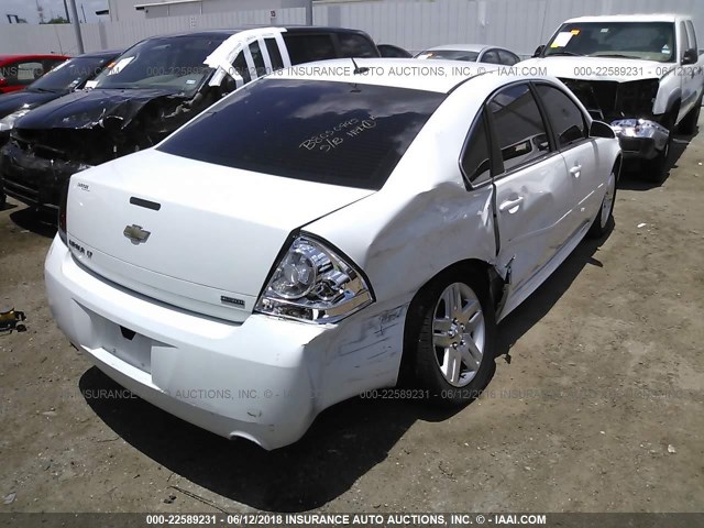 2G1WB5E33E1109366 - 2014 CHEVROLET IMPALA LIMITED LT WHITE photo 4