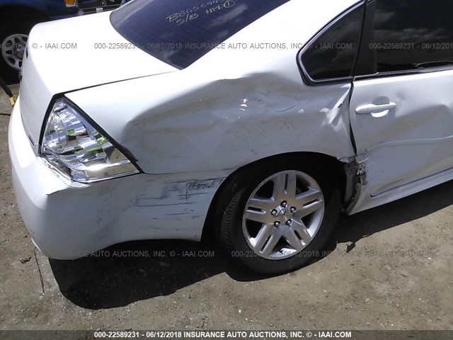 2G1WB5E33E1109366 - 2014 CHEVROLET IMPALA LIMITED LT WHITE photo 6