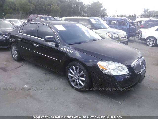 1G4HE57Y07U234585 - 2007 BUICK LUCERNE CXS BLACK photo 1