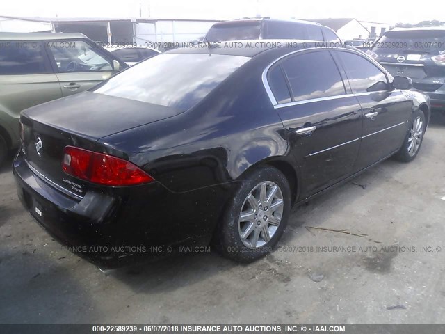 1G4HE57Y07U234585 - 2007 BUICK LUCERNE CXS BLACK photo 4