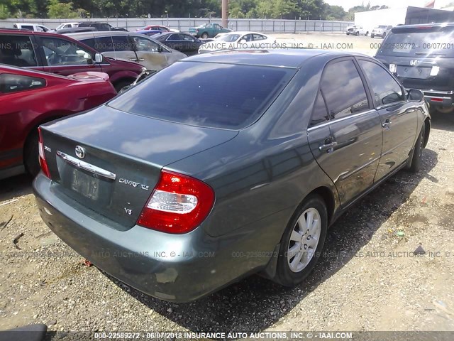 4T1BF30K92U538374 - 2002 TOYOTA CAMRY LE/XLE/SE 绿色 照片 4