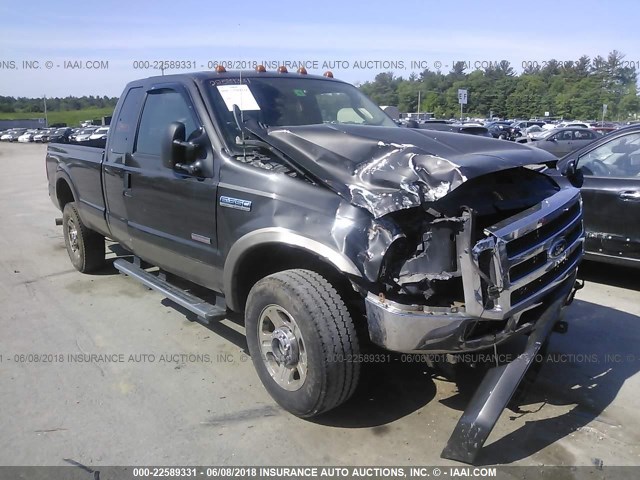 1FTWX31P15EC15755 - 2005 FORD F350 SRW SUPER DUTY GRAY photo 1