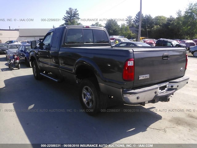 1FTWX31P15EC15755 - 2005 FORD F350 SRW SUPER DUTY GRAY photo 3