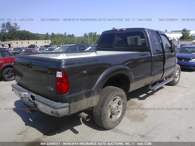 1FTWX31P15EC15755 - 2005 FORD F350 SRW SUPER DUTY GRAY photo 4