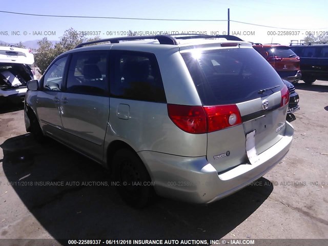 5TDZK23C39S235201 - 2009 TOYOTA SIENNA CE/LE GREEN photo 3