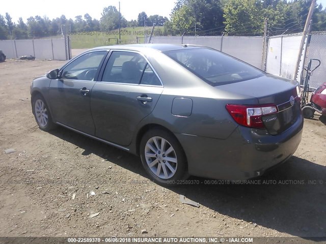 4T4BF1FK3CR210290 - 2012 TOYOTA CAMRY SE/LE/XLE 灰色 照片 3