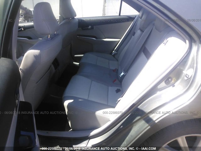 4T4BF1FK3CR210290 - 2012 TOYOTA CAMRY SE/LE/XLE 灰色 照片 8