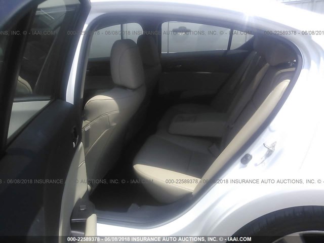 19VDE1F78DE009919 - 2013 ACURA ILX 20 TECH WHITE photo 8