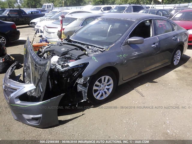 1N4AL3AP1EN339939 - 2014 NISSAN ALTIMA 2.5/S/SV/SL GRAY photo 2