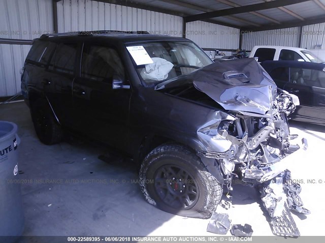 JTEBU5JR2J5528856 - 2018 TOYOTA 4RUNNER SR5 PREM/LTDL/TRAIL/TRD GRAY photo 1