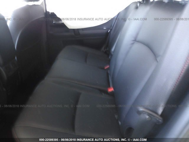 JTEBU5JR2J5528856 - 2018 TOYOTA 4RUNNER SR5 PREM/LTDL/TRAIL/TRD GRAY photo 8