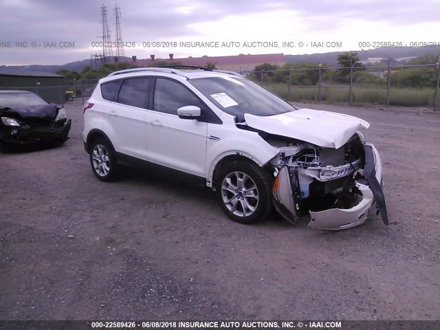 1FMCU9J94FUB02188 - 2015 FORD ESCAPE TITANIUM WHITE photo 1