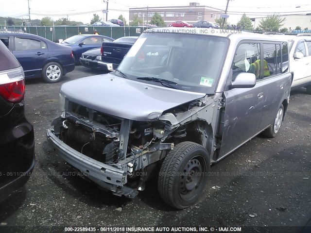 JTLKT324254029635 - 2005 TOYOTA SCION XB ვერცხლისფერი ფოტო 2