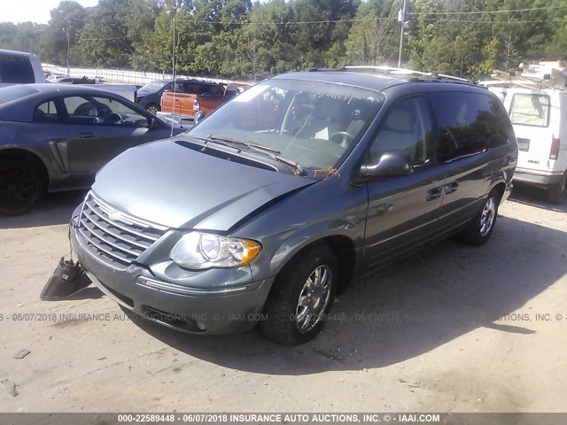 2C4GP64L35R240593 - 2005 CHRYSLER TOWN & COUNTRY LIMITED GREEN photo 2