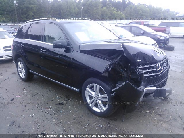 4JGDA5JB8DA266809 - 2013 MERCEDES-BENZ ML 350 BLACK photo 1