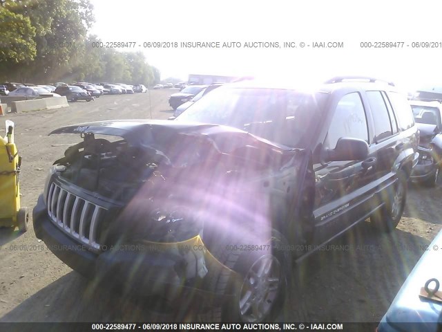 1J4GW48S84C383520 - 2004 JEEP GRAND CHEROKEE LAREDO/COLUMBIA/FREEDOM შავი ფოტო 2