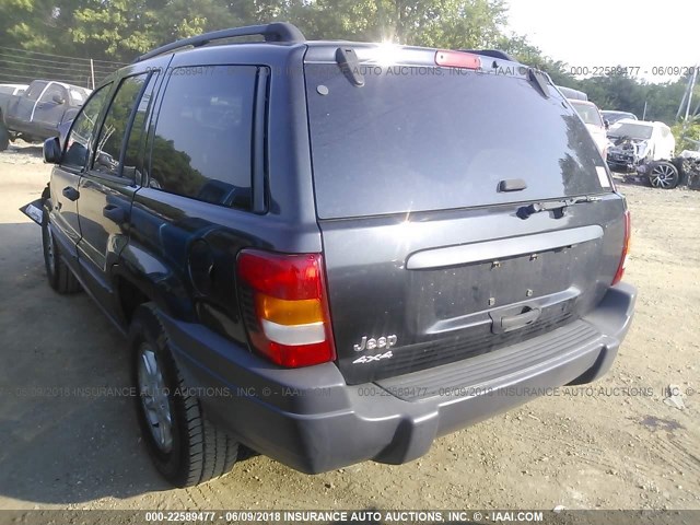 1J4GW48S84C383520 - 2004 JEEP GRAND CHEROKEE LAREDO/COLUMBIA/FREEDOM შავი ფოტო 3