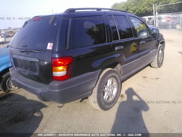 1J4GW48S84C383520 - 2004 JEEP GRAND CHEROKEE LAREDO/COLUMBIA/FREEDOM შავი ფოტო 4